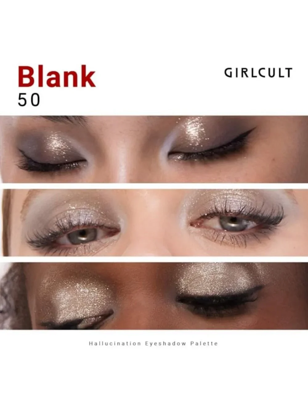 Cool-Toned Neutrals Eyeshadow Palette | Highly Pigmented, Soft Smoky Eye Makeup